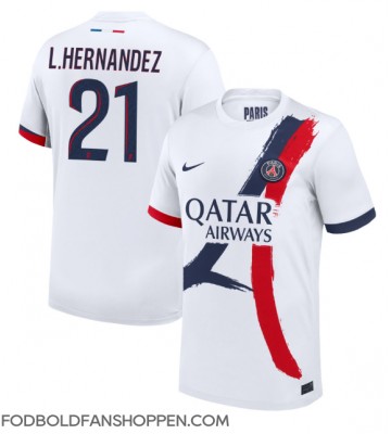 Paris Saint-Germain Lucas Hernandez #21 Udebanetrøje 2024-25 Kortærmet
